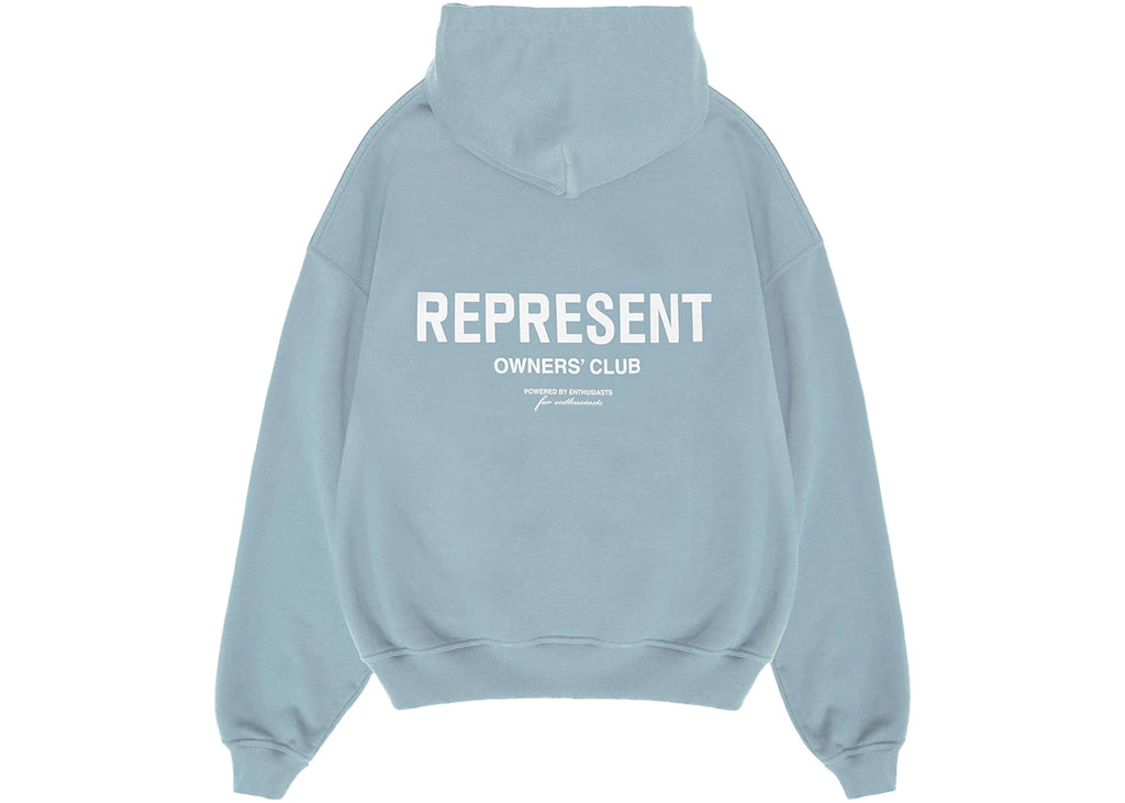 Represent Owners Club Hoodie Powder Blue