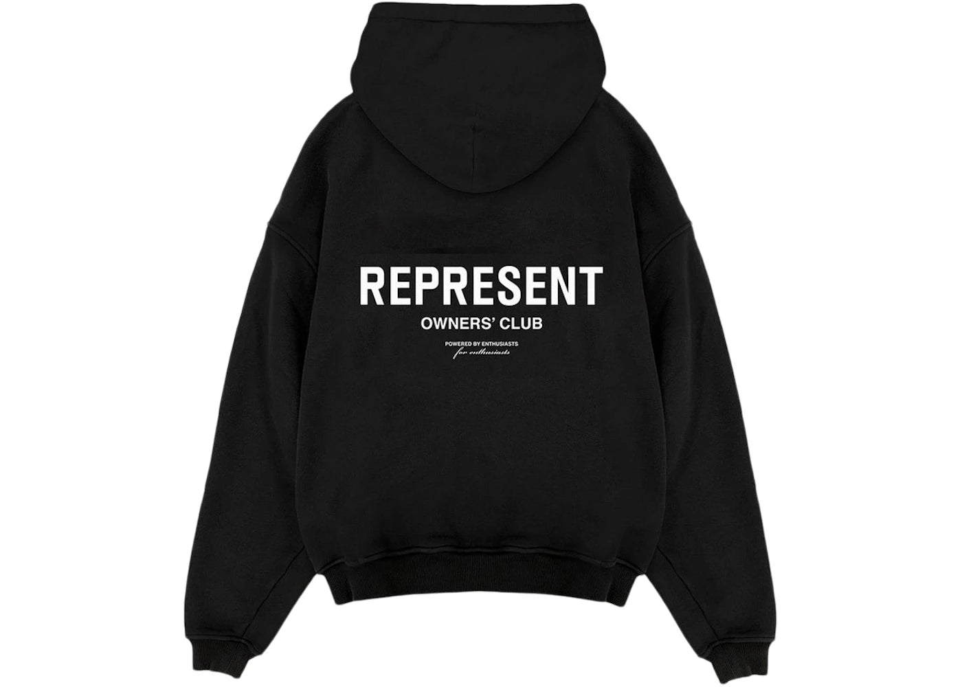 Represent Owners Club Zip Hoodie Black