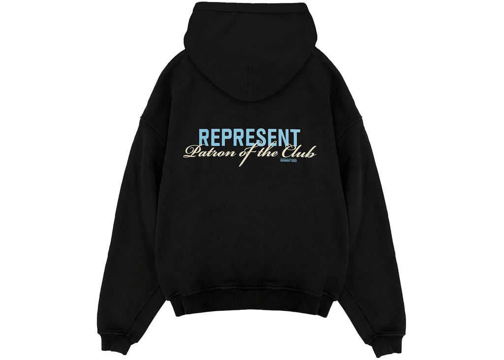 Represent Patron Of The Club Hoodie Black