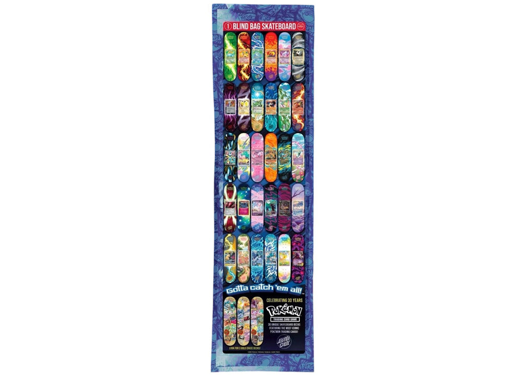 Santa Cruz Skateboards X Pokemon 2026 Skateboard Deck Blind Bag ADONIO