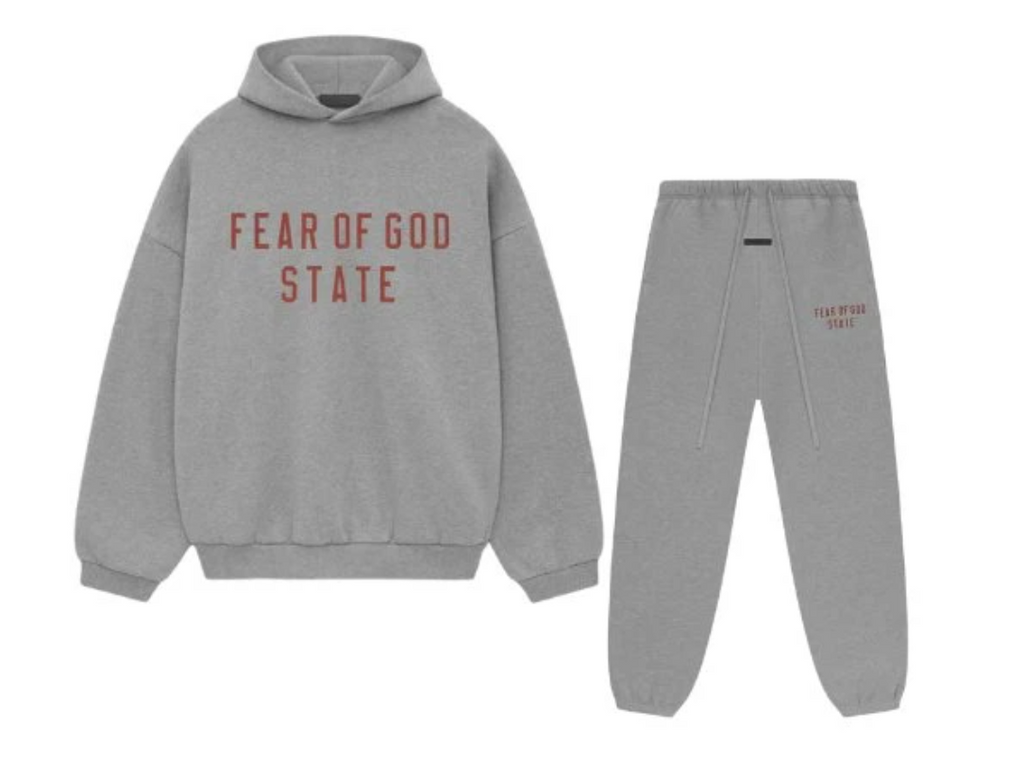 Fear of God Essentials FW24 Dark Heather State - Celý Set