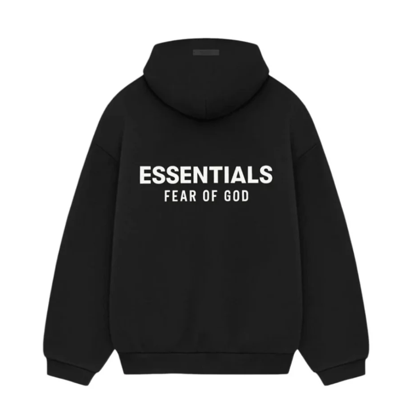 Fear of God Essentials S24 Fleece Hoodie Black
