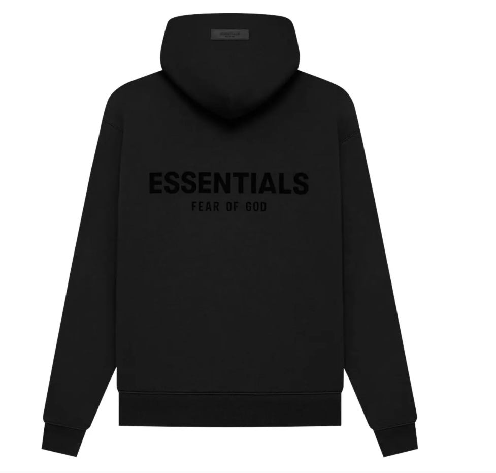 Fear of God Essentials S22 Hoodie Stretch Limo/Black