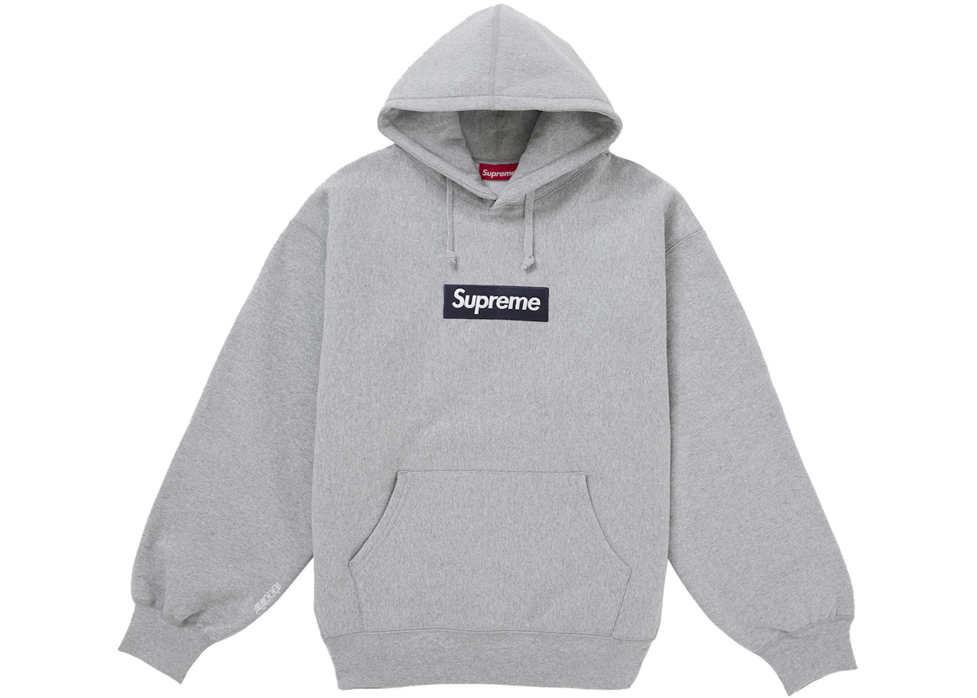 Supreme Box Logo Hooded Sweatshirt (FW25) Heather Grey ADONIO