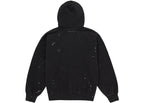 Supreme MM6 Maison Margiela Box Logo Zip Up Hooded Sweatshirt Black ADONIO