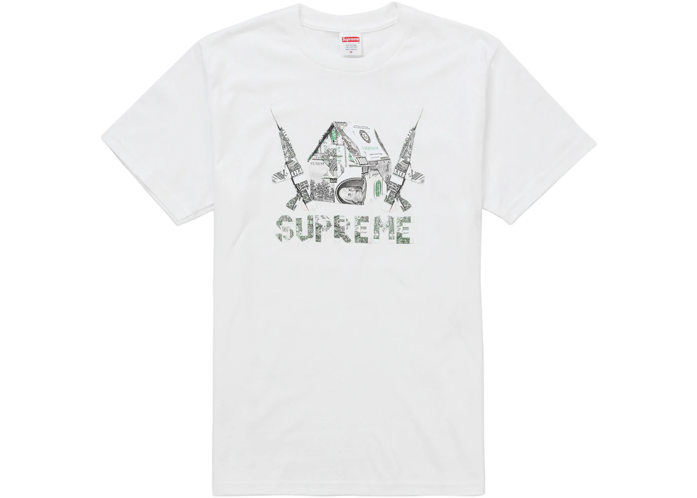 tričko Supreme Origami Tee White ADONIO