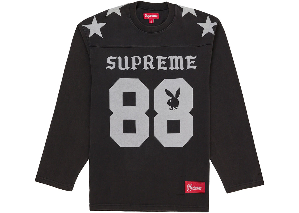 oblečení Supreme Playboy L/S Football Top Black ADONIO