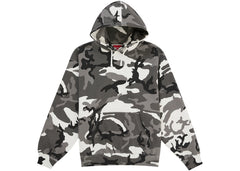 Supreme Satin Applique Hooded Sweatshirt (SS26) Snow Camo