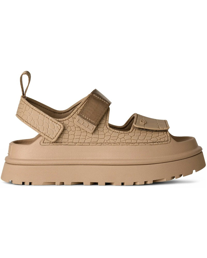 tenisky a boty UGG GoldenGlow Embossed Sandal Mustard Seed (W) 1175311-MDSD ADONIO