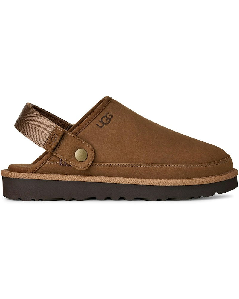 tenisky a boty UGG Goldencoast Clog II Nubuck Dark Chestnut 1178670-DKC ADONIO