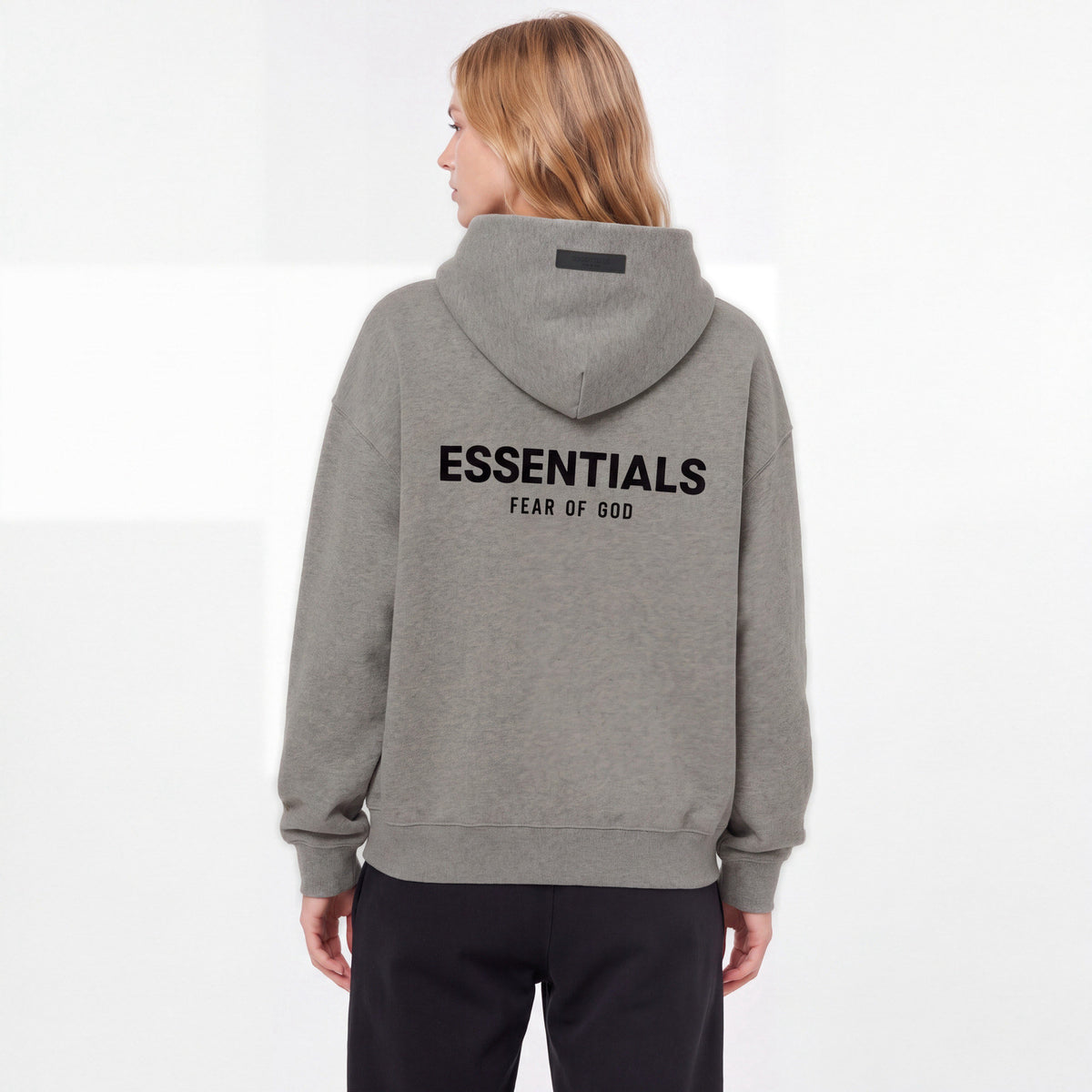 Fear of God Essentials S22 Hoodie Dark Oatmeal 192BT212113F ADONIO