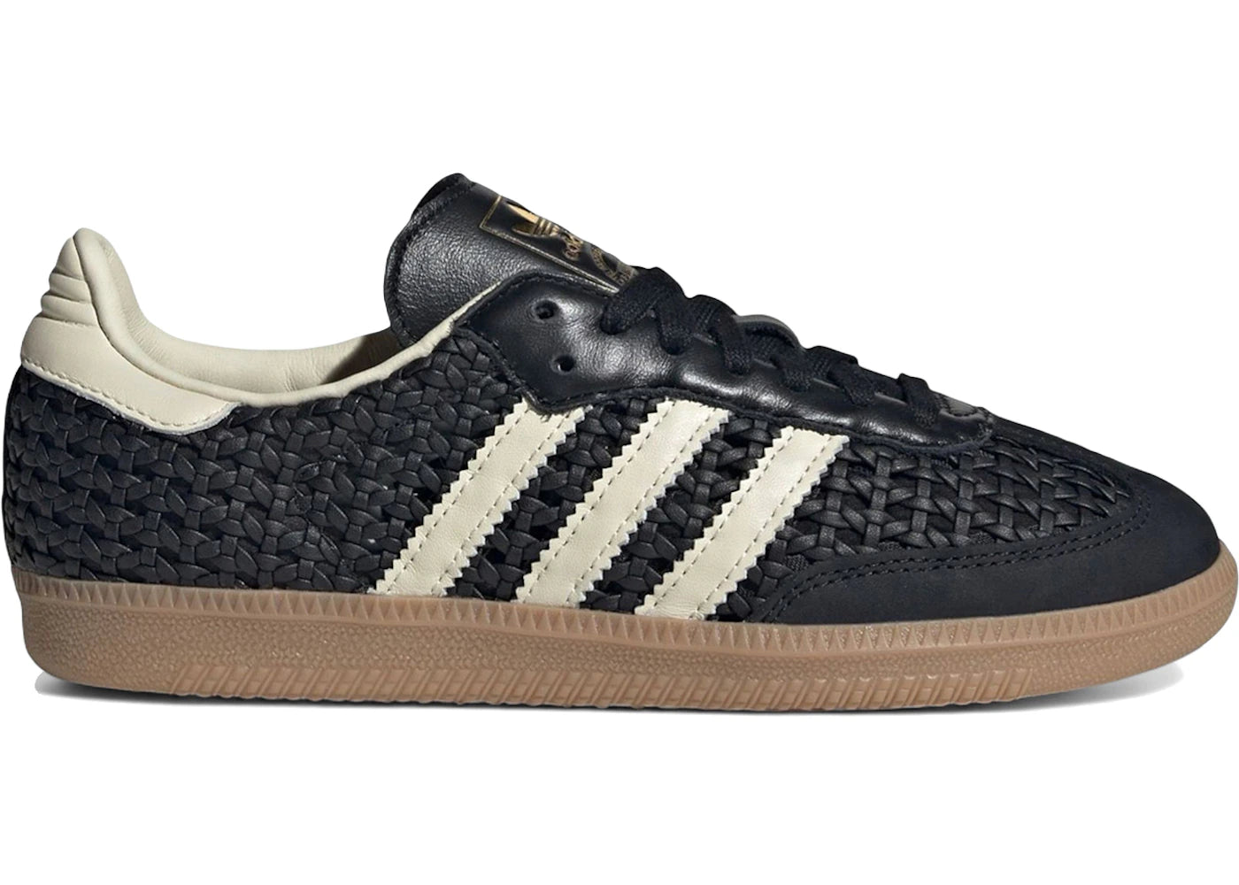 adidas Samba OG Basketweave Black Cream White (W)