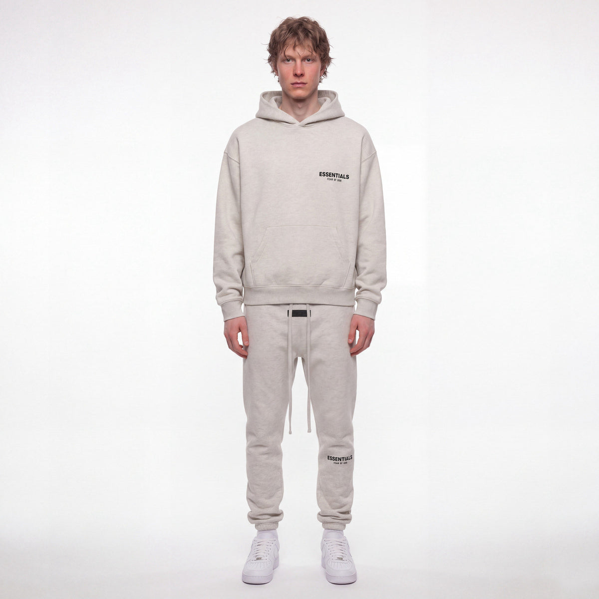 Fear of God Essentials S22 Light Oatmeal - Celý set ADONIO