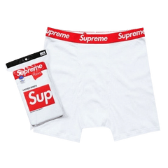 Supreme x Hanes Boxer Briefs (4 Pack) 'White'