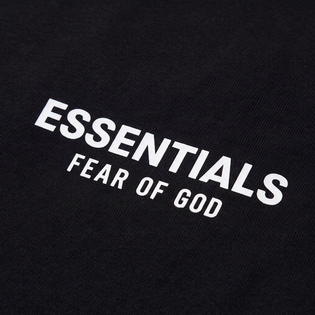 tričko Fear of God Essentials S25 T-Shirt Jet Black ADONIO