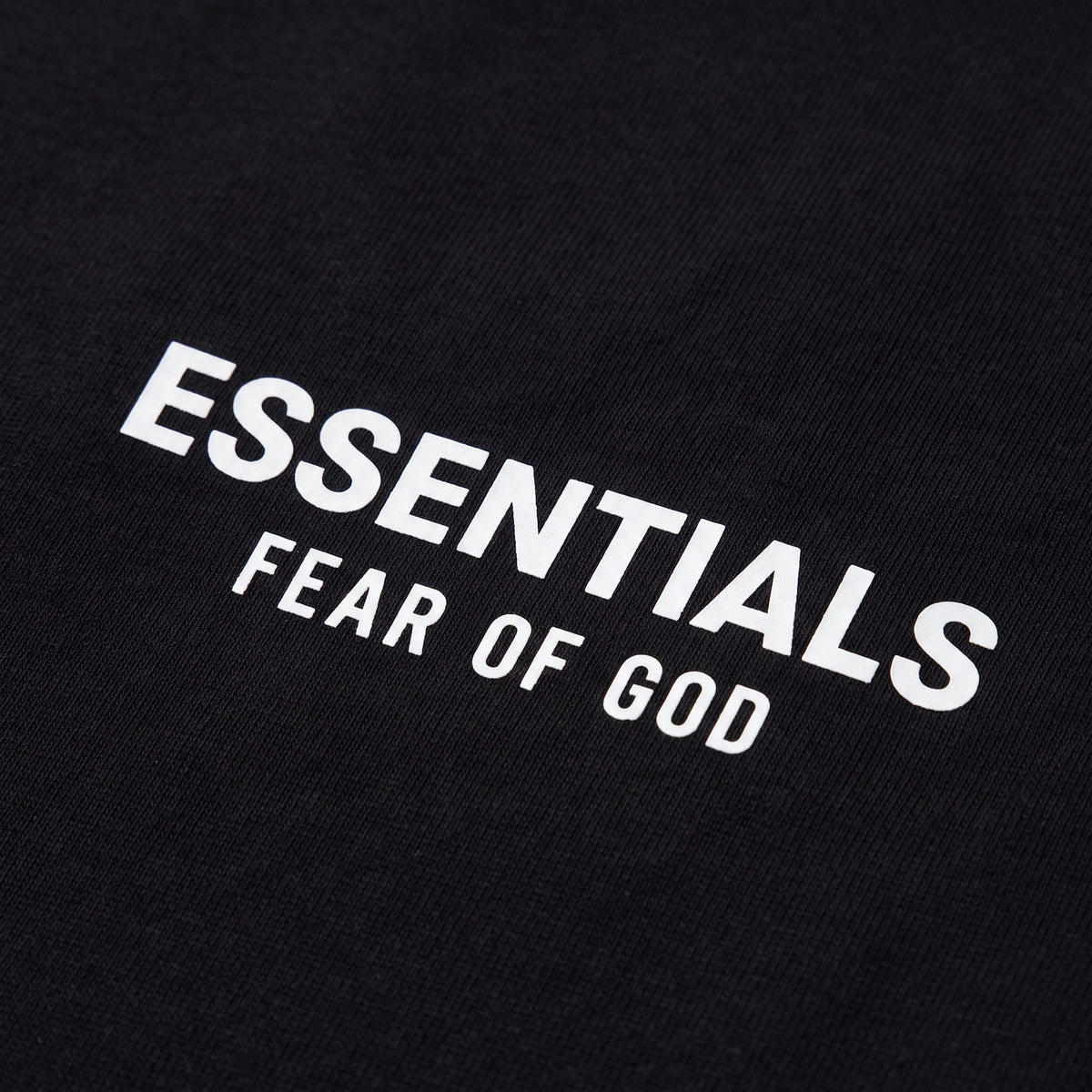 tričko Fear of God Essentials S25 T-Shirt Jet Black ADONIO