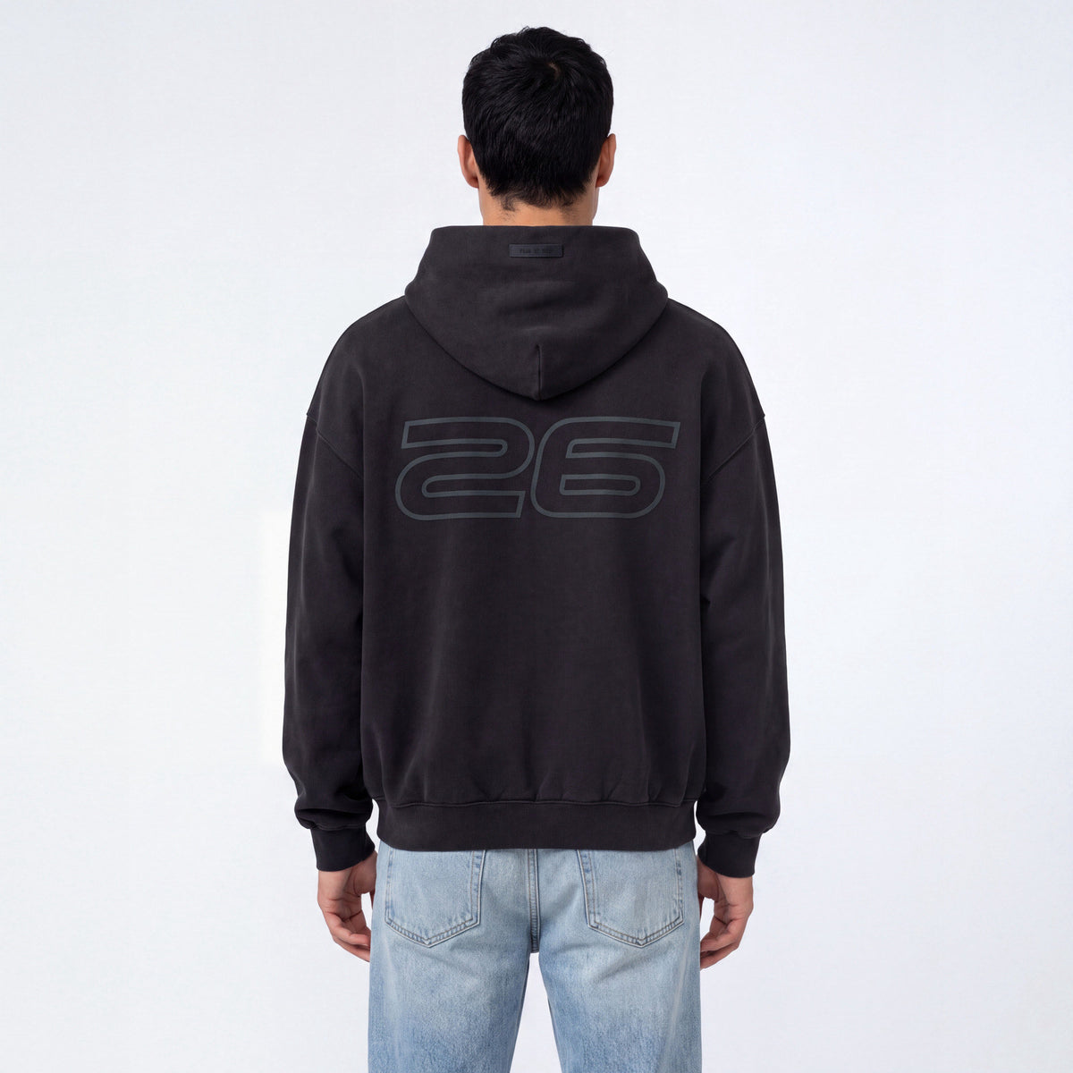 Fear of God Essentials 90s Hoodie Vintage Black ADONIO