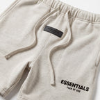 Fear of God Essentials Shorts (SS22) Light Oatmeal – detail