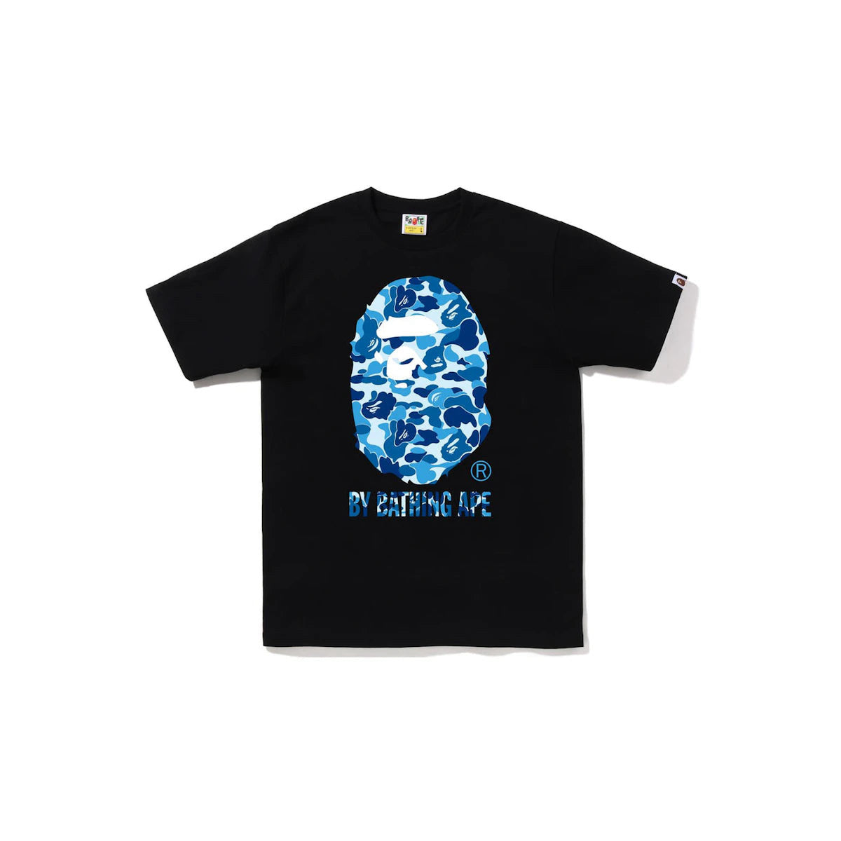 tričko BAPE ABC Camo by bathing Ape T-Shirt Black/Blue ADONIO