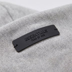 Fear of God Essentials S24 Fleece Hoodie Light Heather Grey – detail