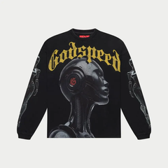 Godspeed Alexa Longsleeve Tee Black