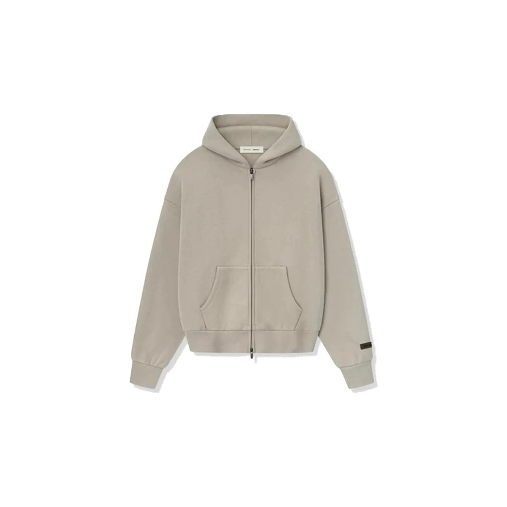 Fear of God Essentials S25 Zip-Up Hoodie Timber