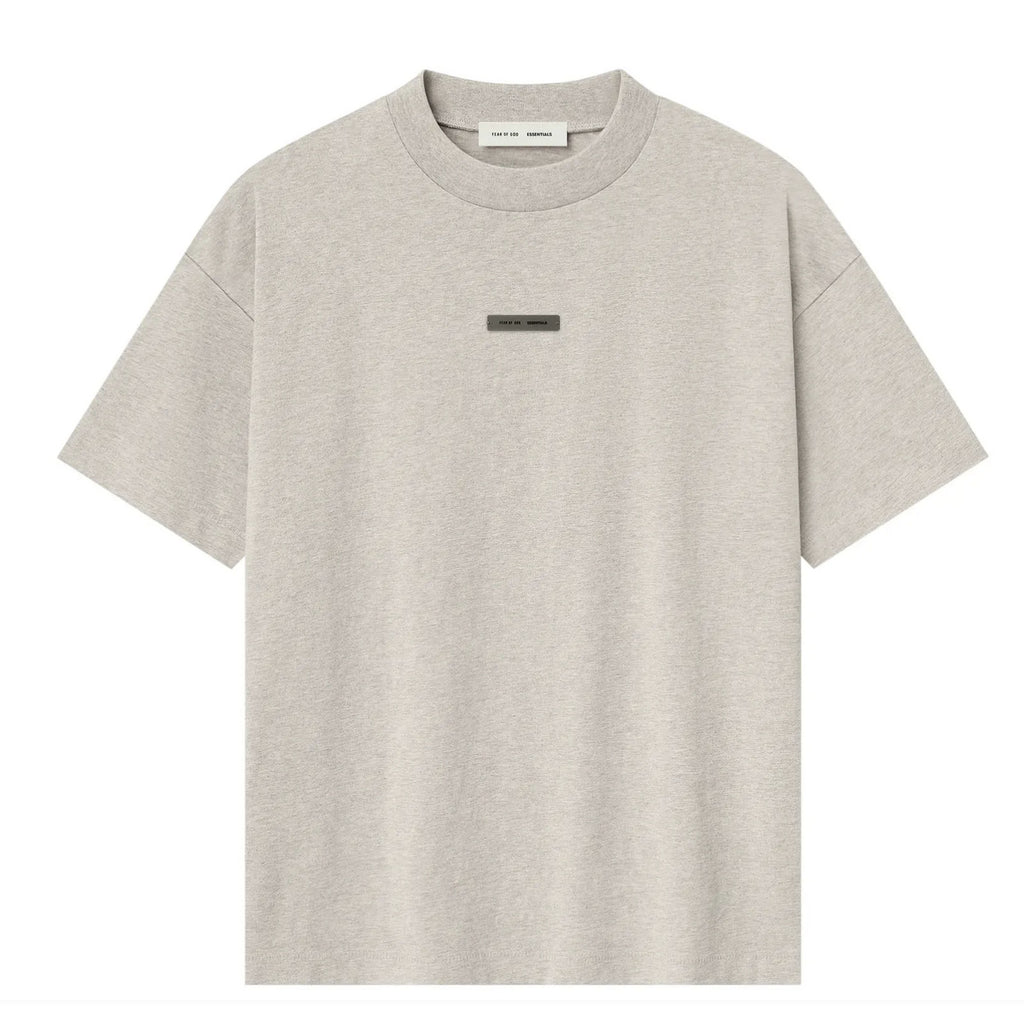 tričko Fear of God Essentials S25 T-shirt Heather Stone 125SP254192F ADONIO