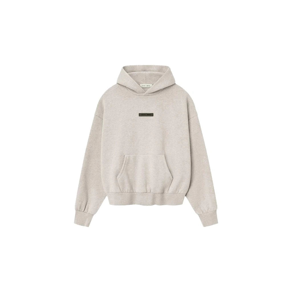 Fear of God Essentials S25 Hoodie Heather Stone
