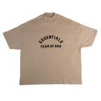 Fear of God Essentials T-Shirt (SS23) Dusty Beige (BLACK PRINT)