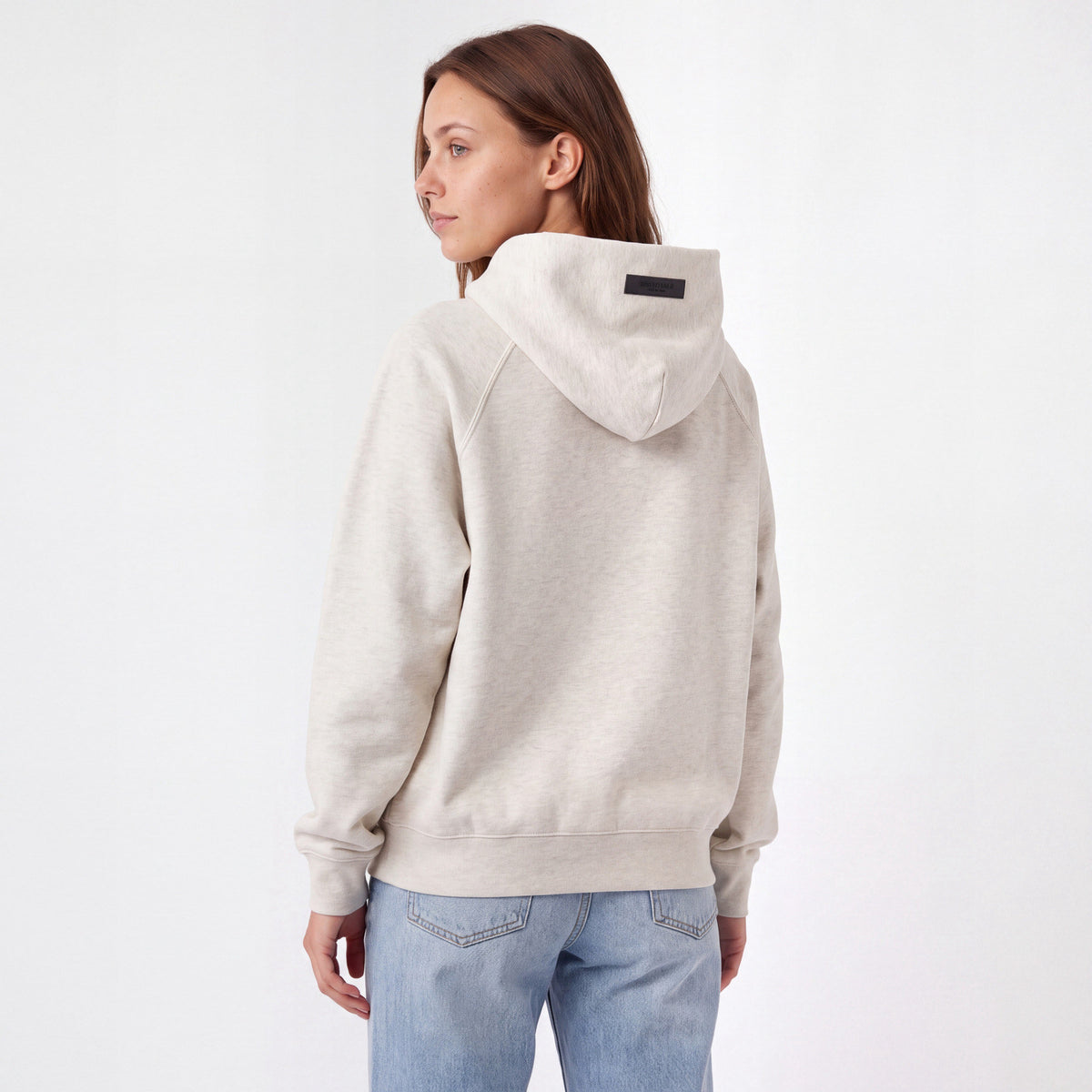 Fear of God Essentials 1977 Hoodie Light Oatmeal ADONIO