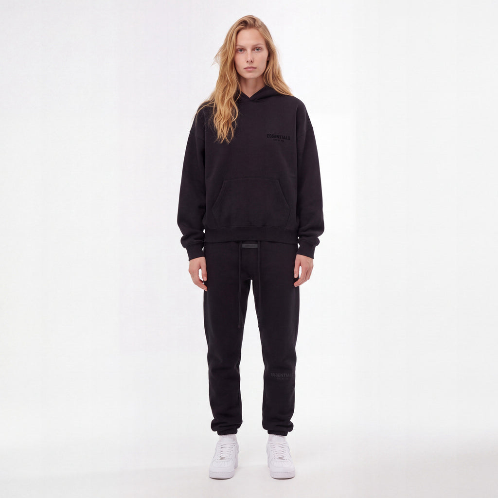 Fear of God Essentials S22 Stretch Limo Black - Celý set ADONIO