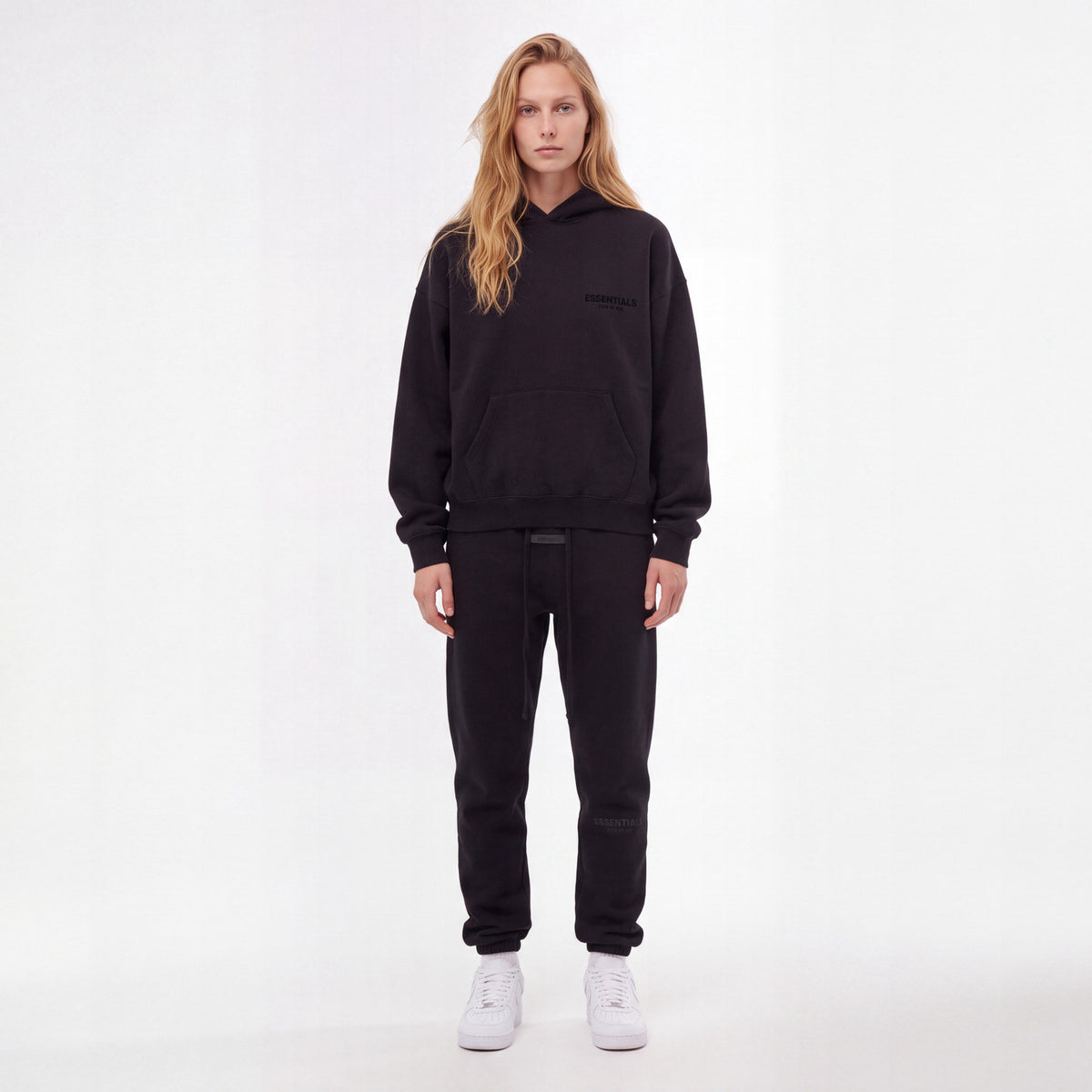 Fear of God Essentials S22 Stretch Limo Black - Celý set ADONIO