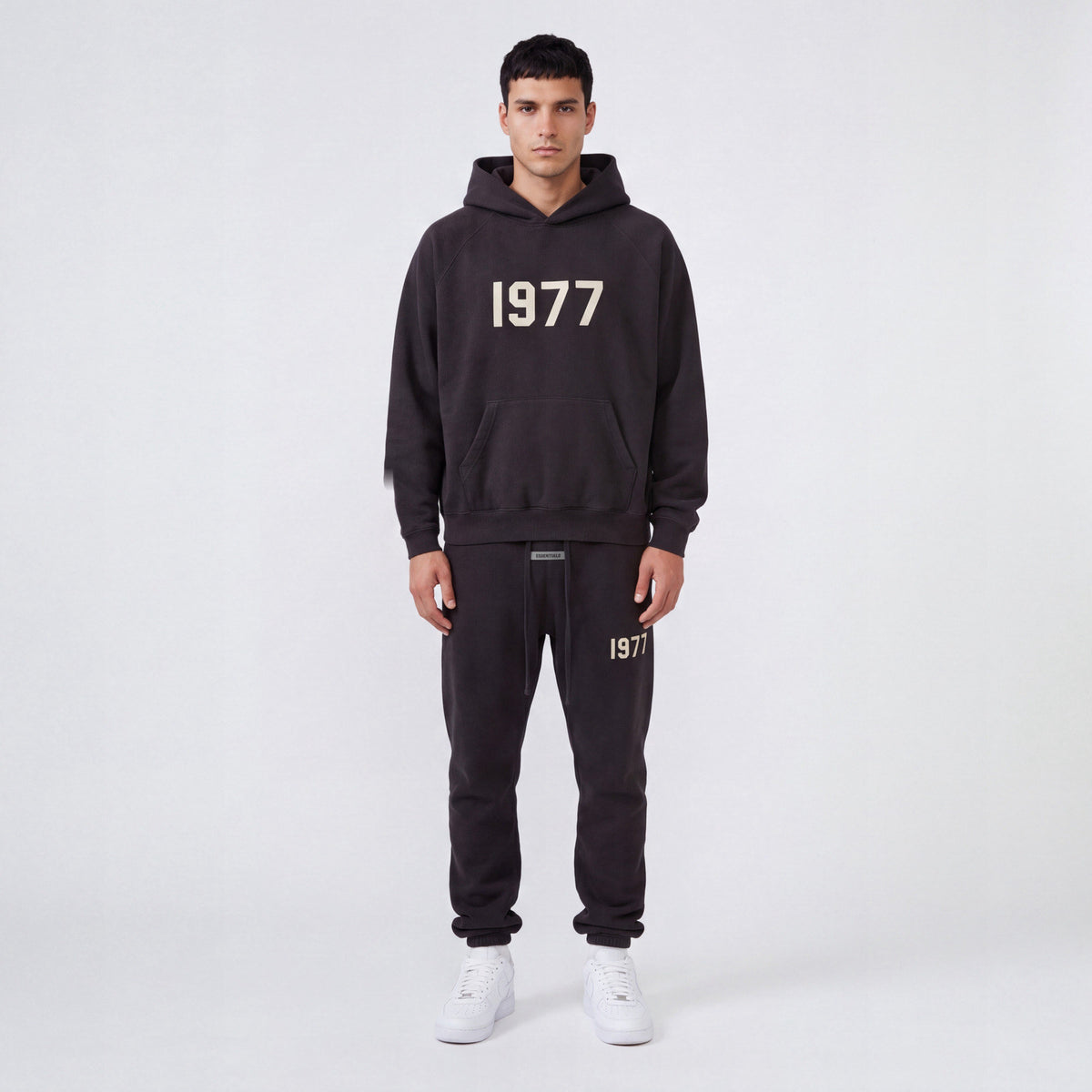Fear of God Essentials 1977 Iron Black - Celý set ADONIO