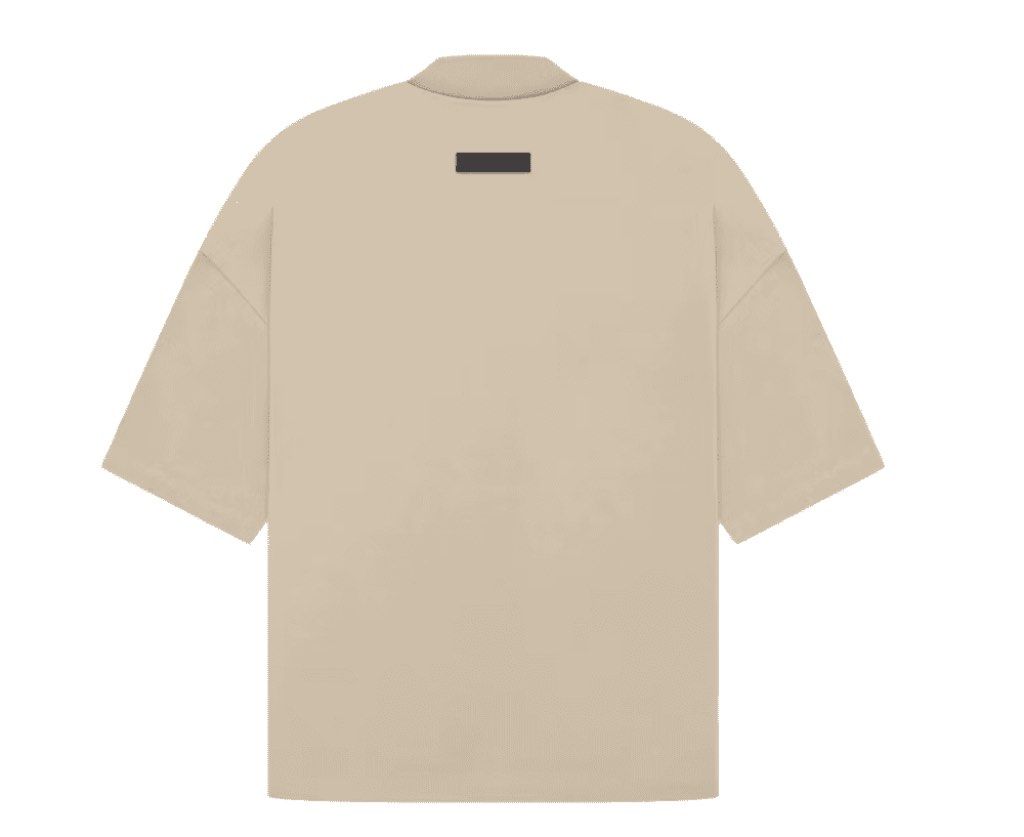 Fear of God Essentials T-Shirt (SS23) Dusty Beige (BLACK PRINT)