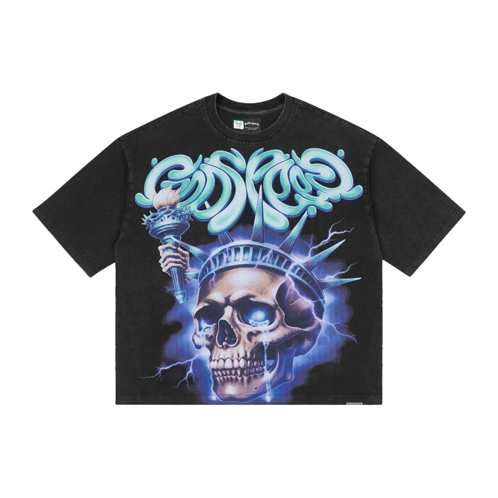 Godspeed Liberty Tears Tee Black