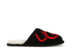 tenisky a boty UGG Scuff Logo Slipper Black Red 1101324-BLK ADONIO