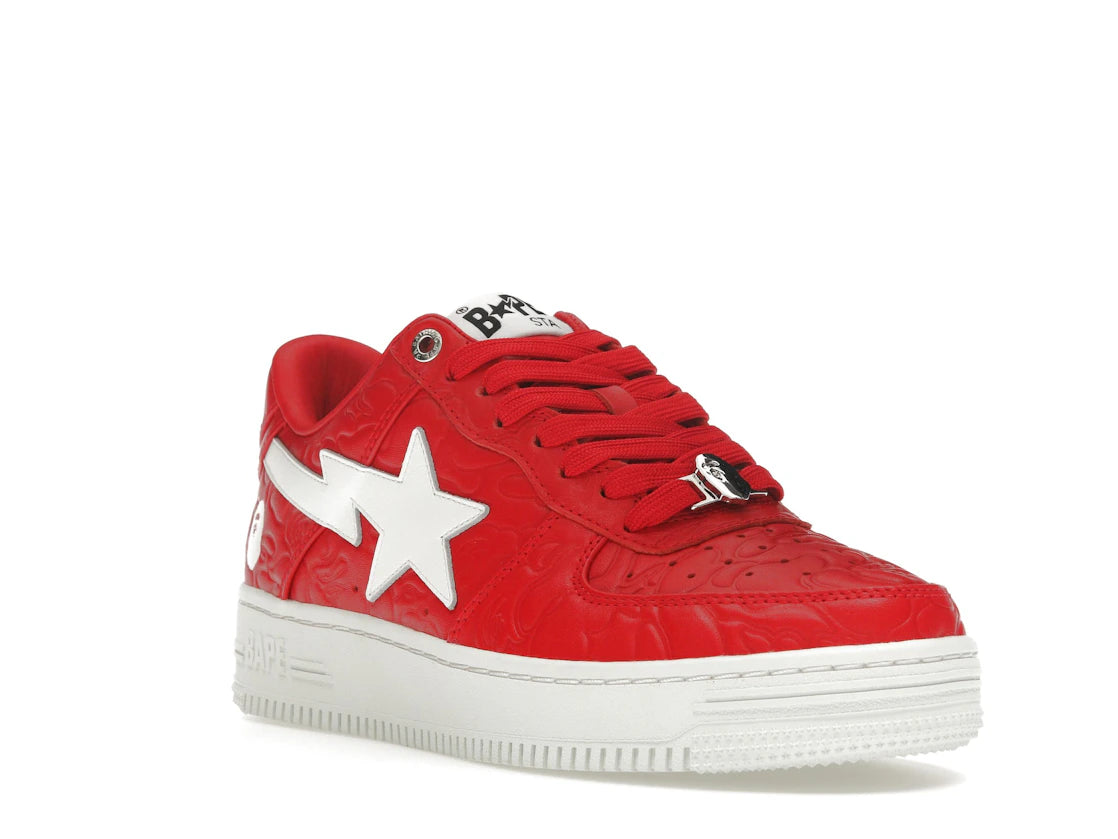 A Bathing Ape Bape Sta Low #3 Line Camo Red