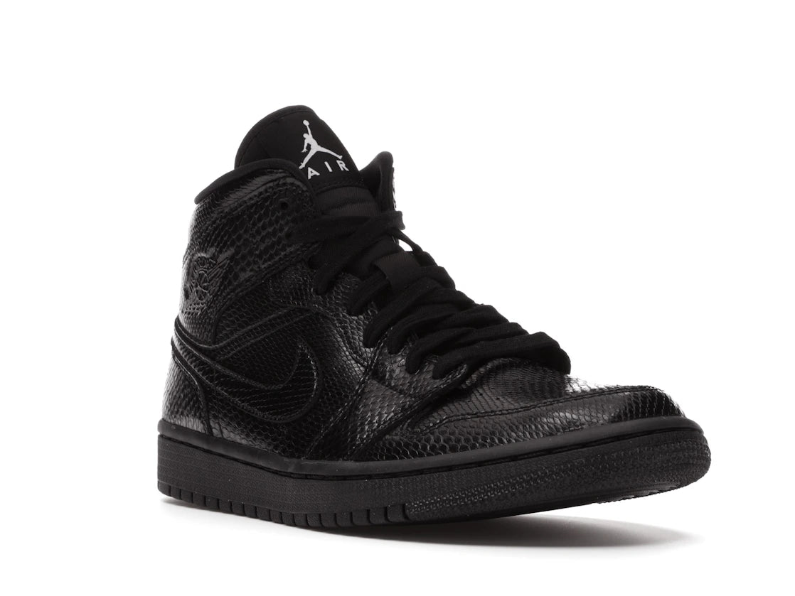 Jordan 1 Mid Black Snakeskin (W)