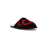tenisky a boty UGG Scuff Logo Slipper Black Red 1101324-BLK ADONIO