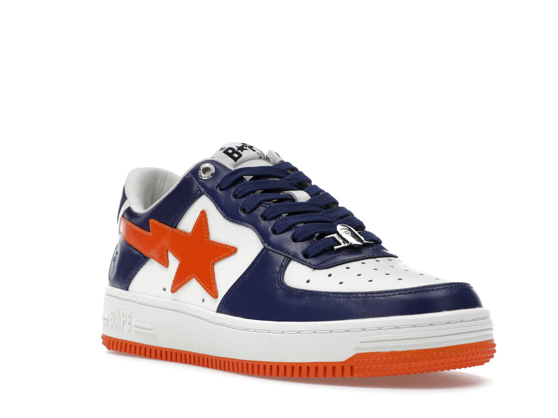 A Bathing Ape Bape Sta #3 M2 White Blue Orange