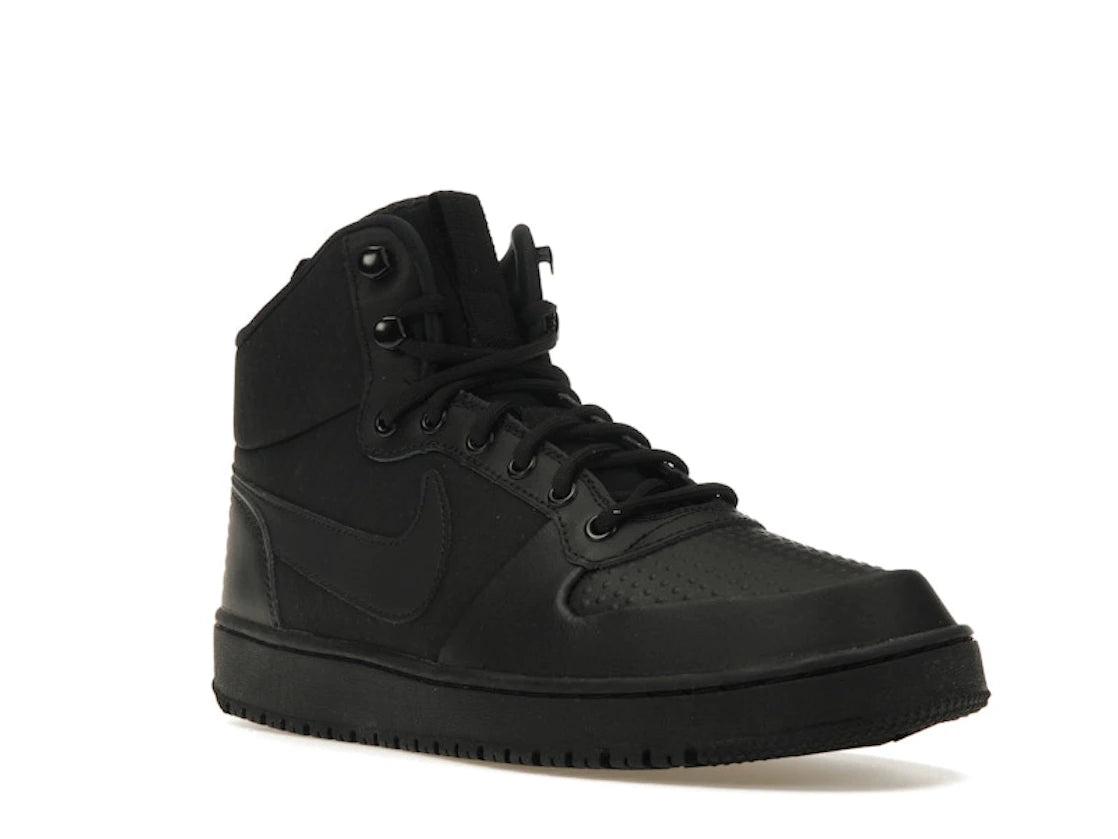 Nike Court Borough Mid Winter Triple Black