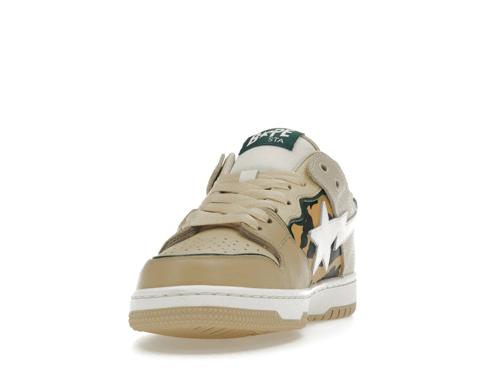 A Bathing Ape Sk8 Sta Beige Yellow Camo