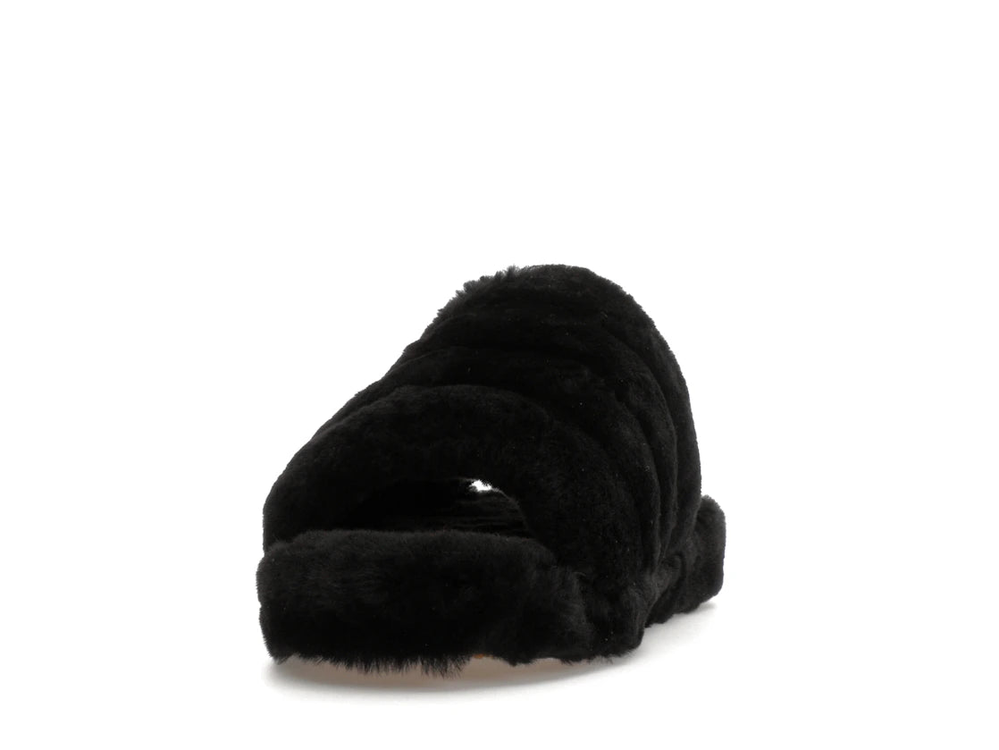 tenisky a boty UGG Fluff Yeah Slide Black (Kids) 1098494K-BLK ADONIO