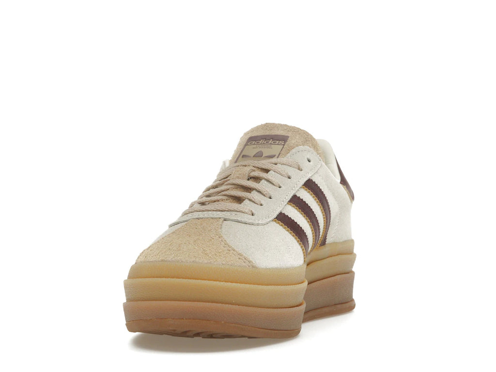tenisky a boty adidas Gazelle Bold Cream White Maroon (W) JQ5127 ADONIO