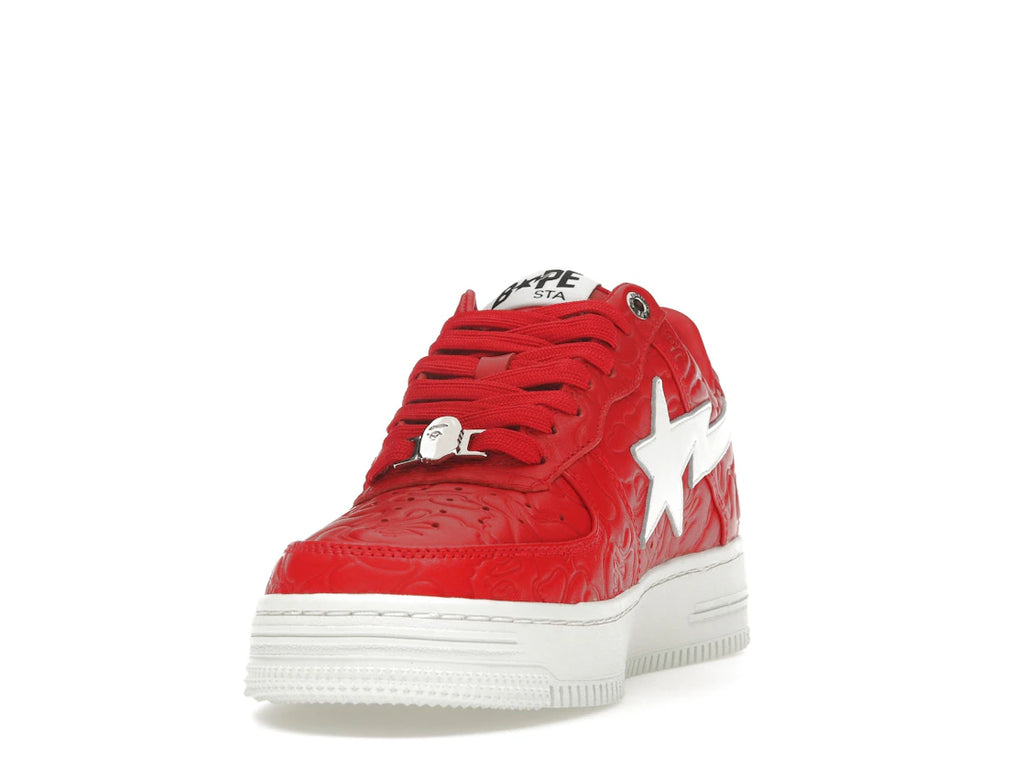 A Bathing Ape Bape Sta Low #3 Line Camo Red