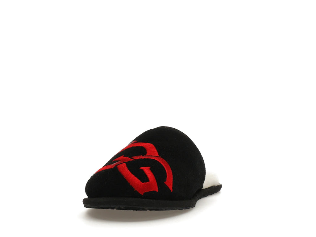 tenisky a boty UGG Scuff Logo Slipper Black Red 1101324-BLK ADONIO