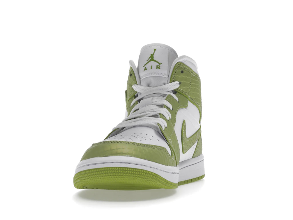 Jordan 1 Mid Green Python (W)