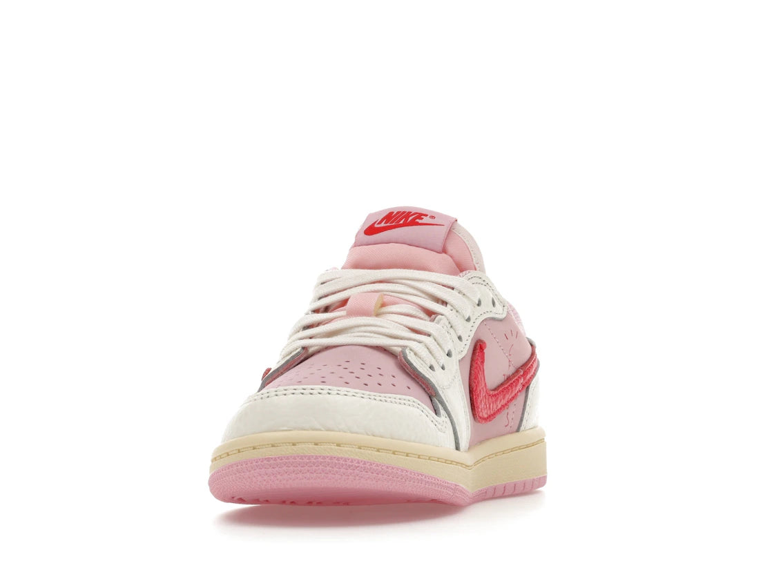 Jordan 1 Retro Low OG SP Travis Scott Sail Tropical Pink (PS)