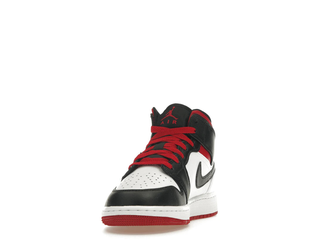 Jordan 1 Mid Gym Red Black Toe (GS)