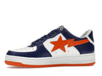 A Bathing Ape Bape Sta #3 M2 White Blue Orange